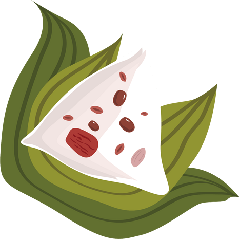 端午节粽子卡通手绘图标元素