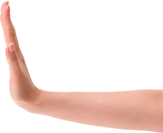 手势手指停止素材