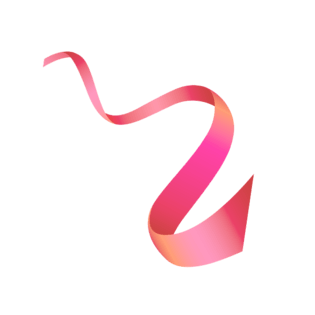 粉色彩带pngpsd2000*2000浪漫圣诞树素材卡通pngpsd2000*2000