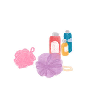 水墨沐浴球生活用品