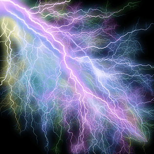 闪电效果图片大全