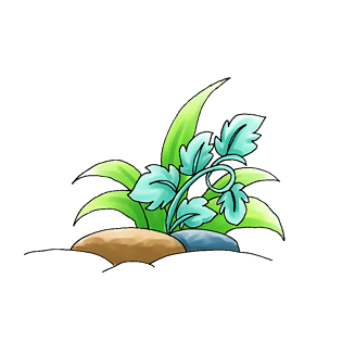 卡通花朵草丛图片大全