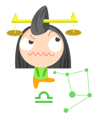 可爱十二星座天秤座