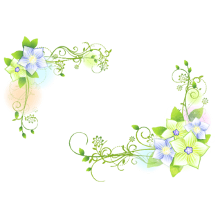 手绘花纹花边背景