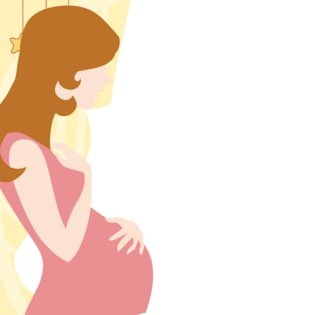 2000*2000卡通手绘母亲怀孕元素pngpsd2000*2000母亲节孕妇怀孕的女
