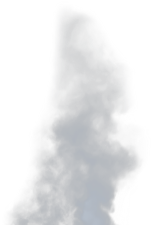 灰色透明轻烟烟雾烟云扭曲飘散的轻烟