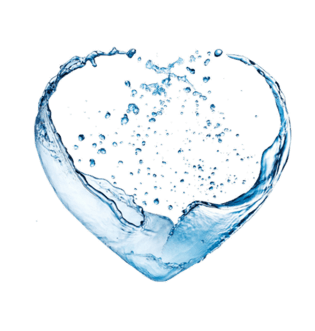 水效果元素心形