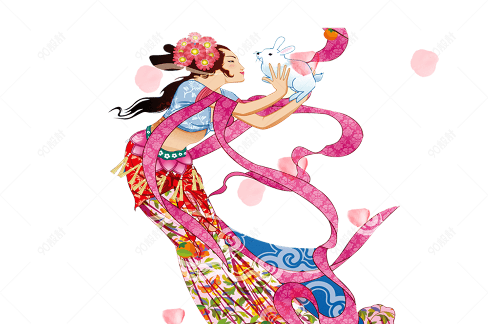 嫦娥【免抠元素png】-90设计网