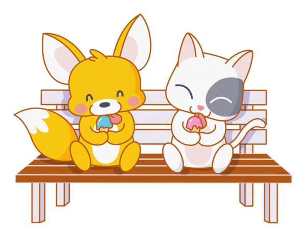 卡通动物吃图片大全