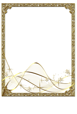 金色边框