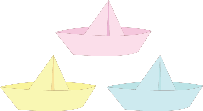 纸船矢量图片大全