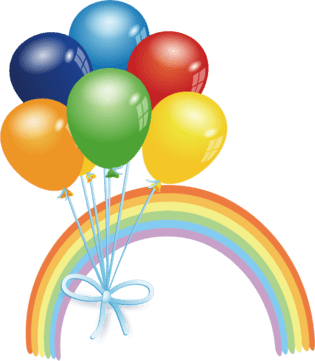 彩虹气球