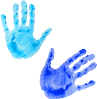 彩色手掌印图片大全