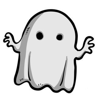 卡通手绘万圣节可爱幽灵pngpsd2000*2000万圣节粉色头发小公主pngpsd