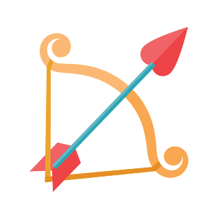 卡通丘比特之箭