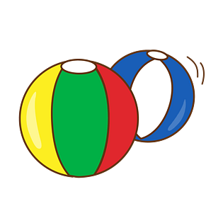 彩色皮球图片大全