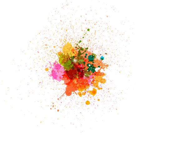 彩色颜料泼墨图片大全