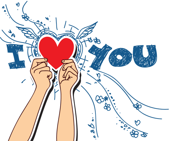 pngpsd2000*2000简约卡通手绘字母love元素设计pngpsd2000*2000创意