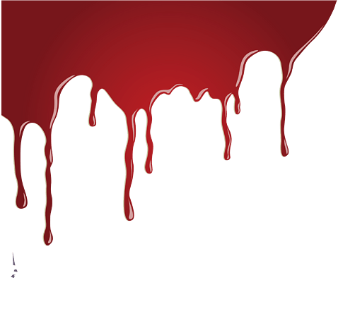 万圣节血滴效果