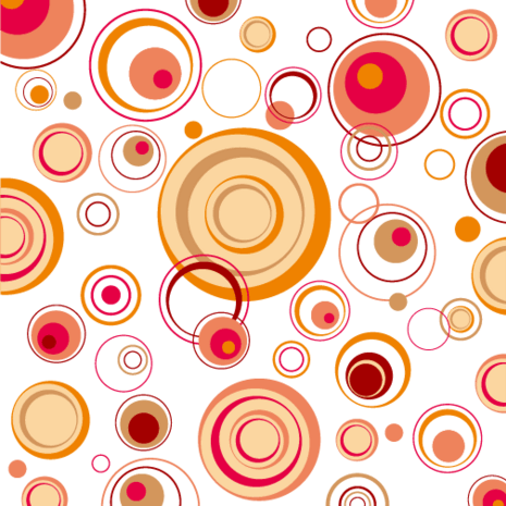 红色圈圈圆圆背景