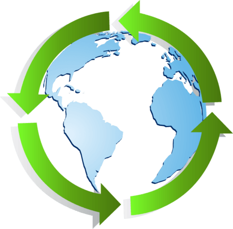 绿色循环地球