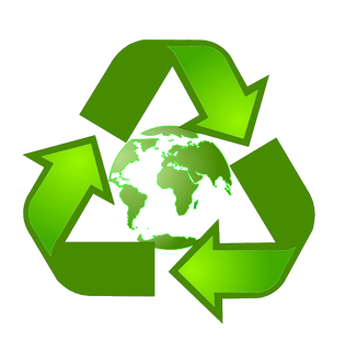 地球绿色循环标志