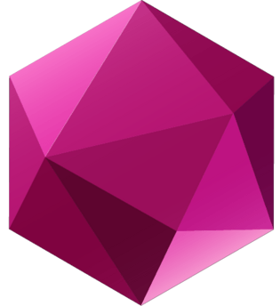 玫红色五边形几何切割形状pngpsd2000*2000三角形不规则形状背景素材