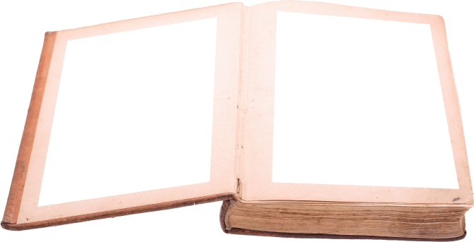 翻开的书页边框