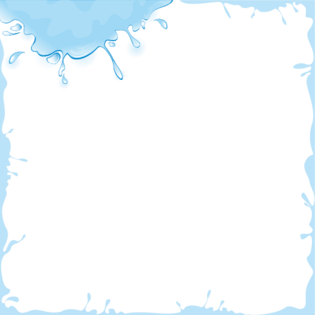 滴溅的水滴边框