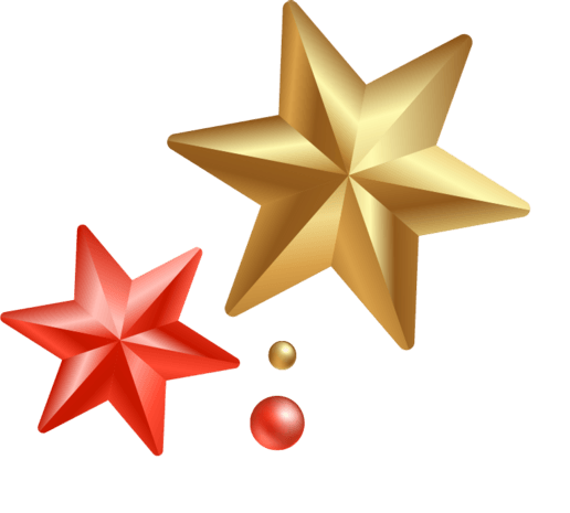 圣诞节装饰小星星