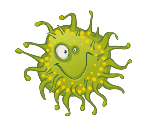 细菌怪物pngpsd2000*2000pngpsd2000*2000卡通手绘可爱怪物免费下载