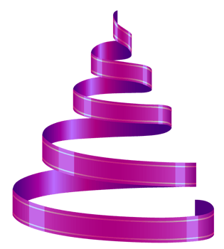 螺旋紫色丝带pngpsd2000*2000紫色蝴蝶结pngpsd2000*2000紫色彩色飘带