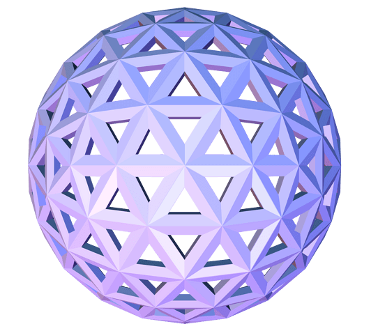 浪漫紫色镂空立体球体