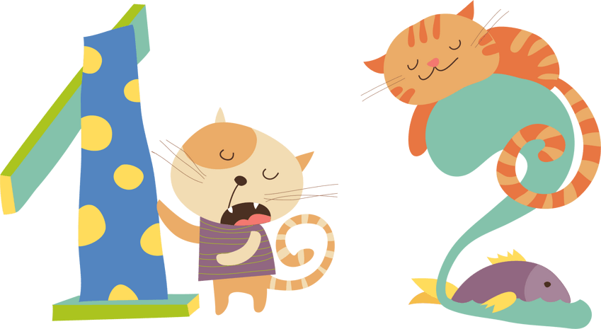 动物数字图片大全 动物数字图片素材 Png免费下载 90设计网