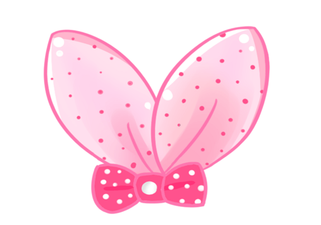 可爱蝴蝶结pngpsd2000*2000情人节粉色蝴蝶结装饰元素小元素pngpsd