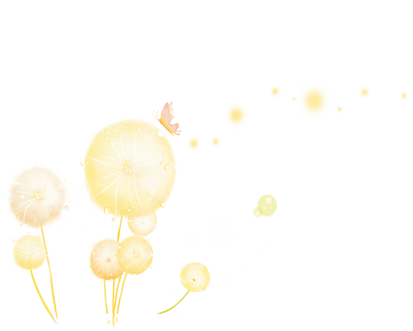 手绘蒲公英图片大全