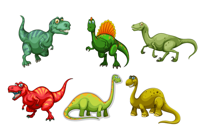 手绘恐龙集合