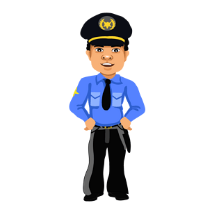 警察卡通图片大全