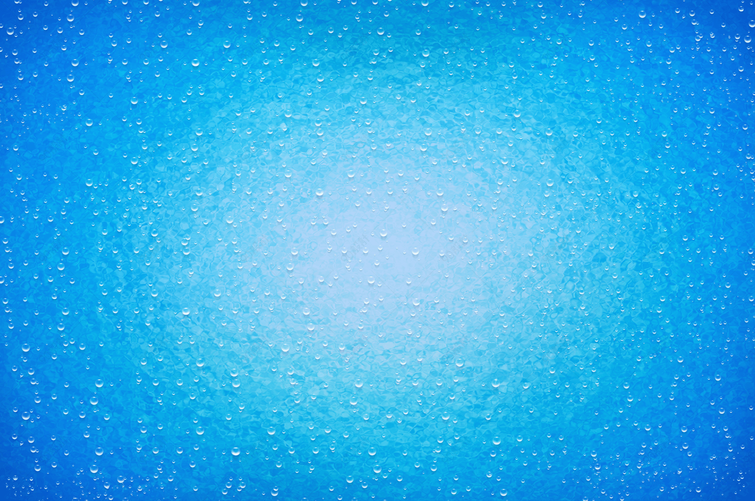蓝色水珠渐变底纹