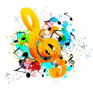 音符发射装饰元素