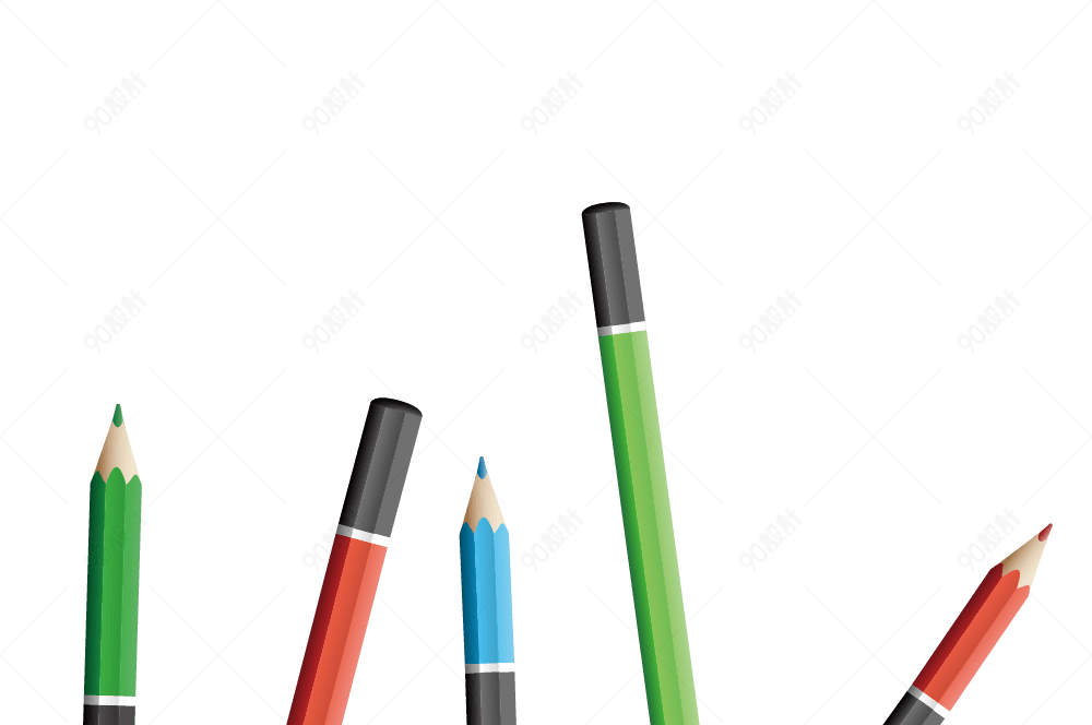铅笔素材 电商元素png 90设计网