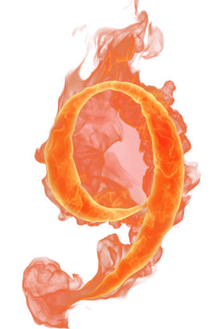 火焰数字图片大全