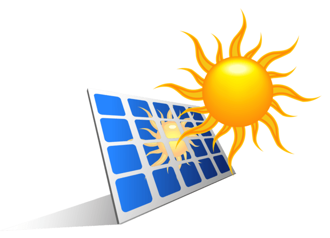 太阳能使用图标