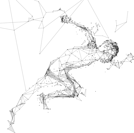 人体运动点线图