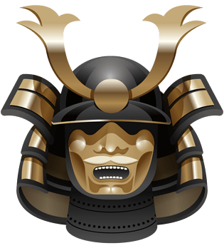 日本风情鬼面武士面具pngpsd2000*2000美食素材33png