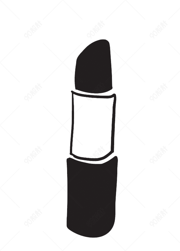 口红简笔画