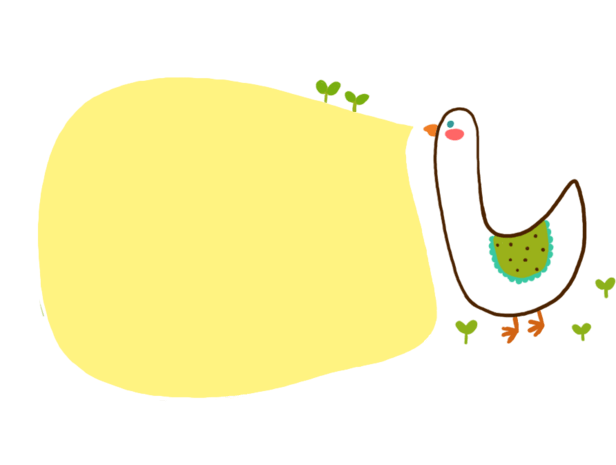 卡通动物泡泡对话框