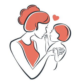 简约温馨母婴logo