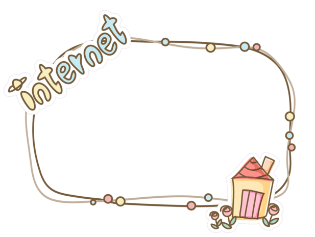 可爱卡通手绘边框