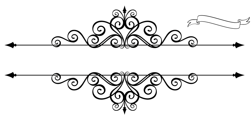 黑色欧式简约边框线条边框